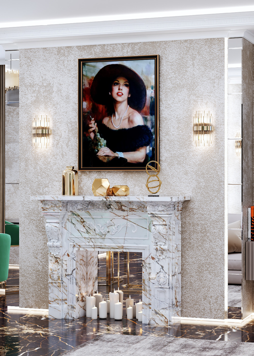 Апартаменты с элементами Арт-Деко