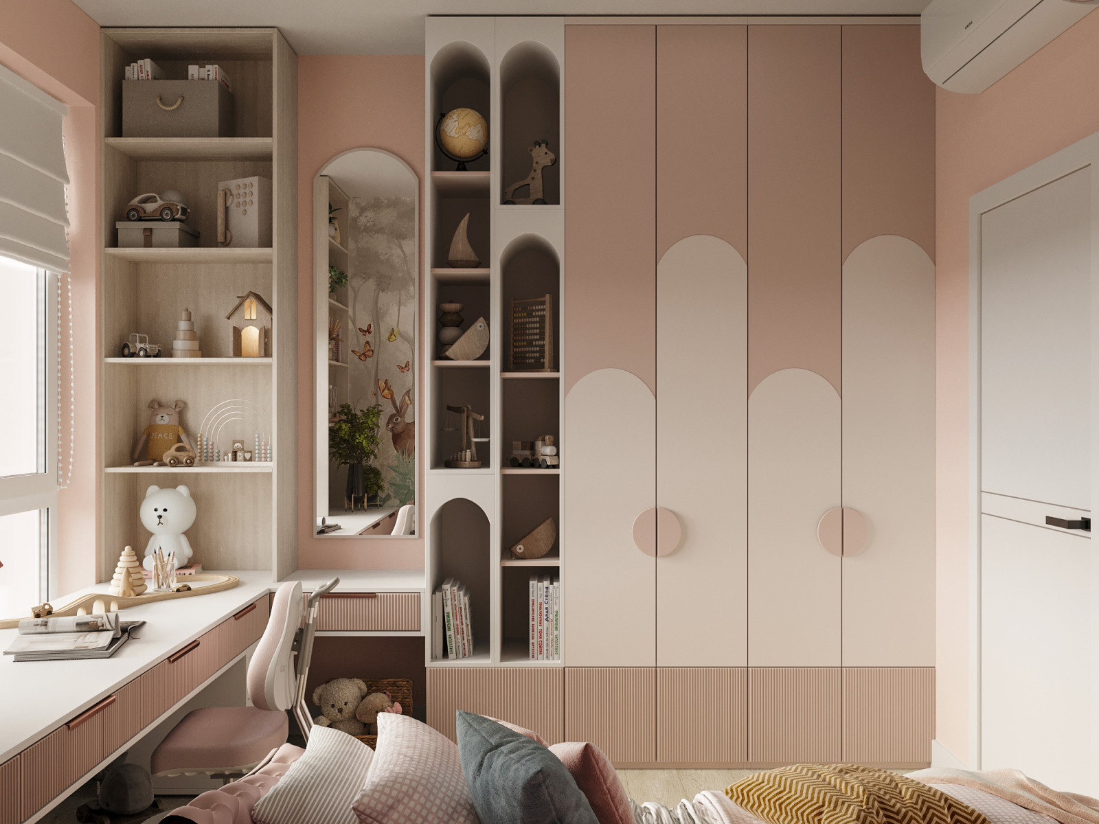 Современная квартира для семьи с двумя детьми