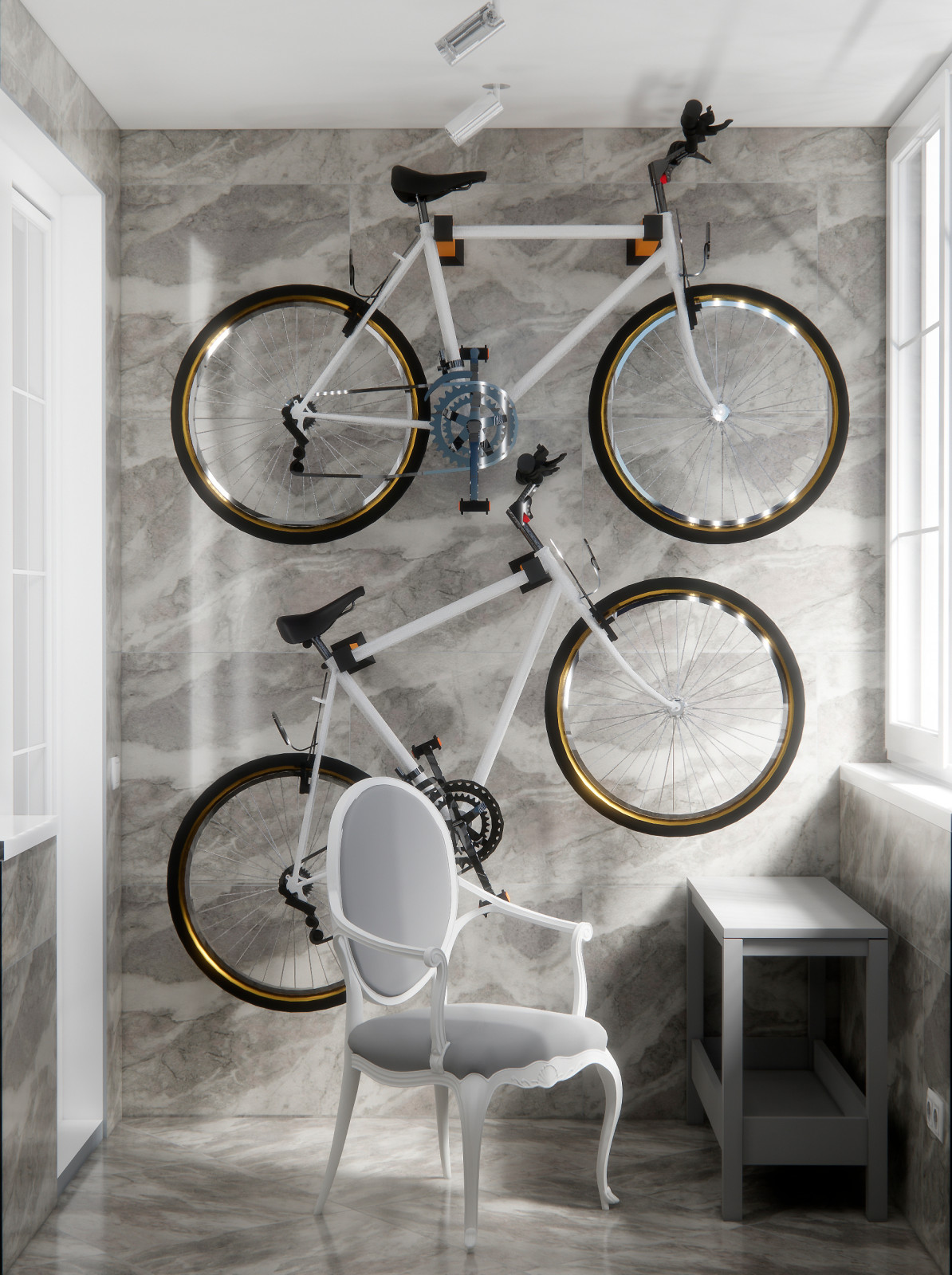 Гостиная, холл и балкон, Нарвская