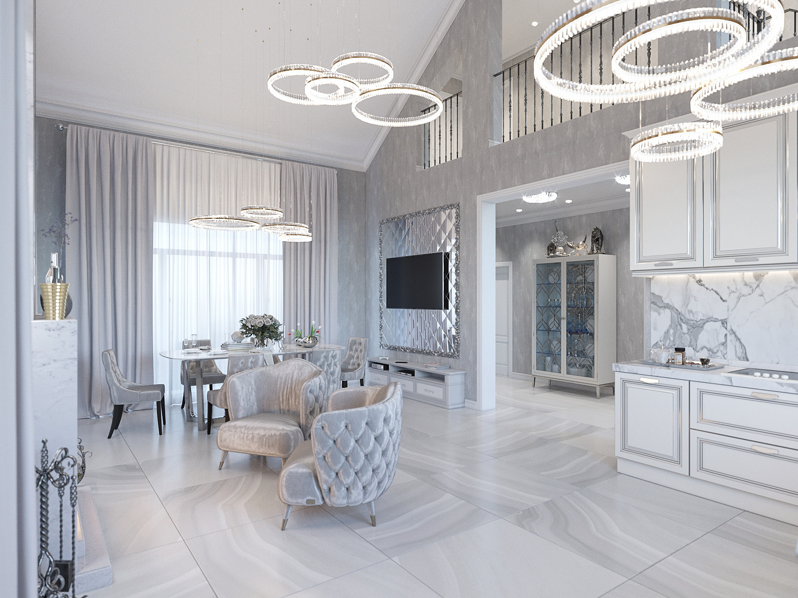 Дизайн интерьера коттеджа (д.Пасынково)