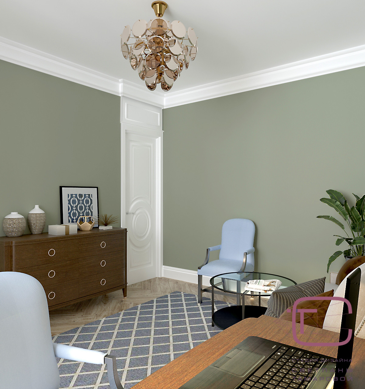 Дизайн-проект квартиры 210 кв.м в “ЖК Олимп”, ул. Мира 74Б г.Пенза