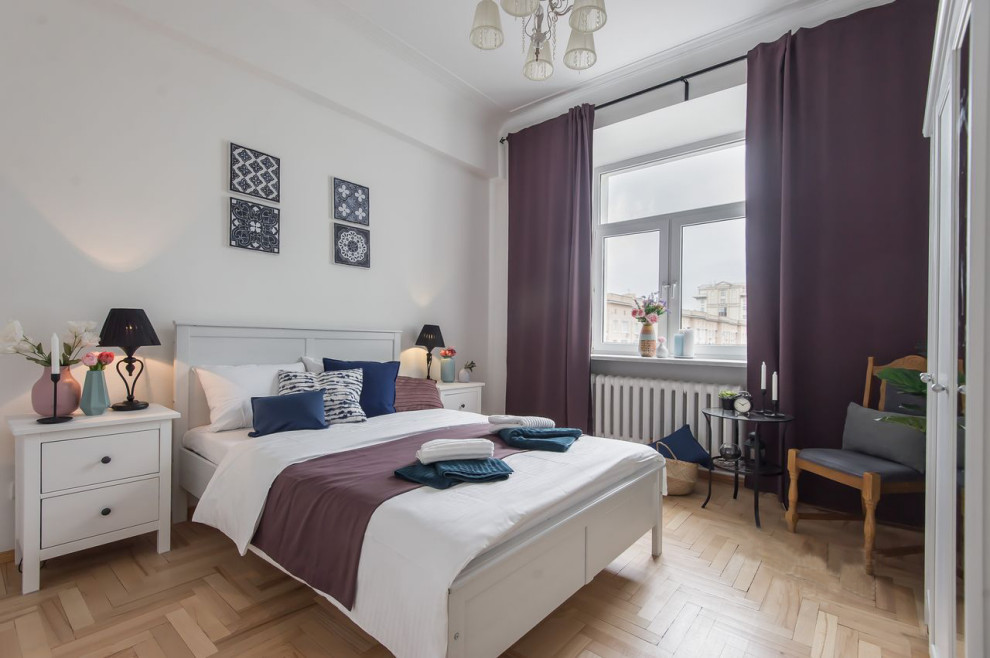 Декорирование квартира в центре Москвы под сдачу в посуточную аренду