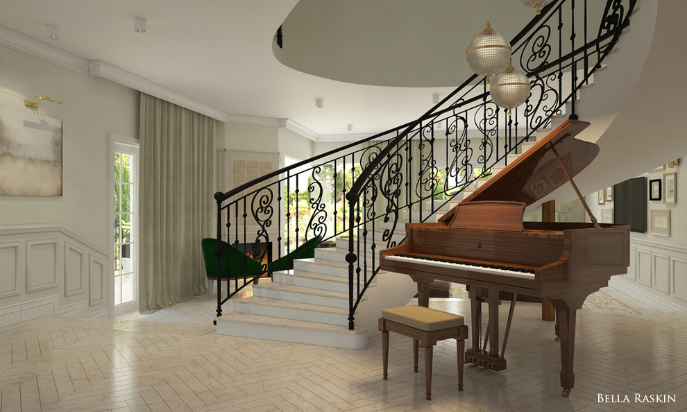 Living room. Stairs