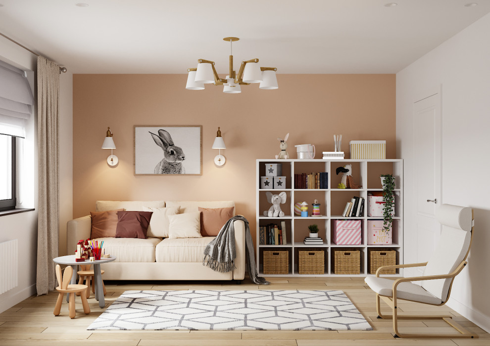 Проект квартиры "Пудра и шоколад"