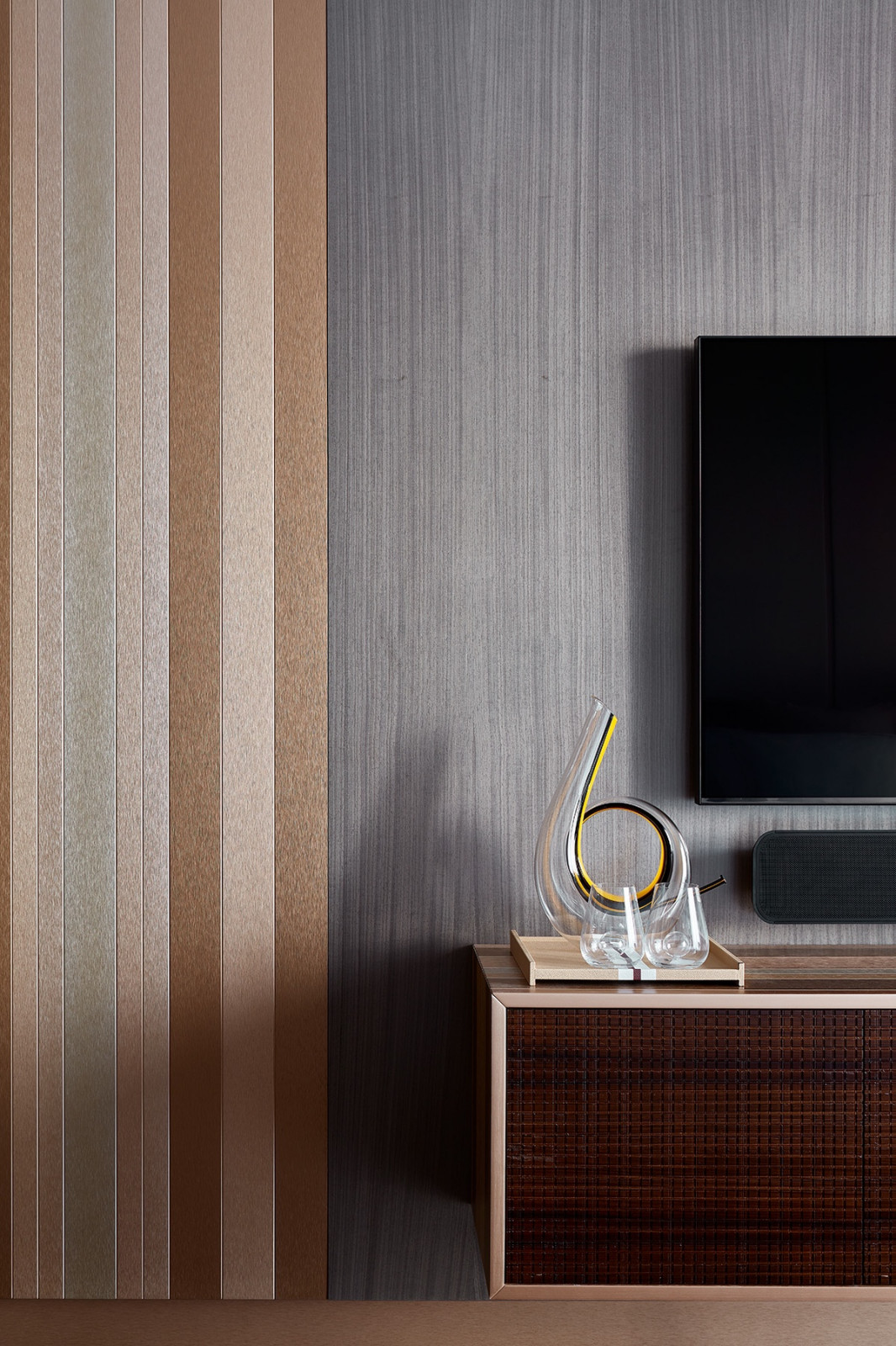 Люкс интерьер спальни в Квартире 120 кв. м. в Современном стиле