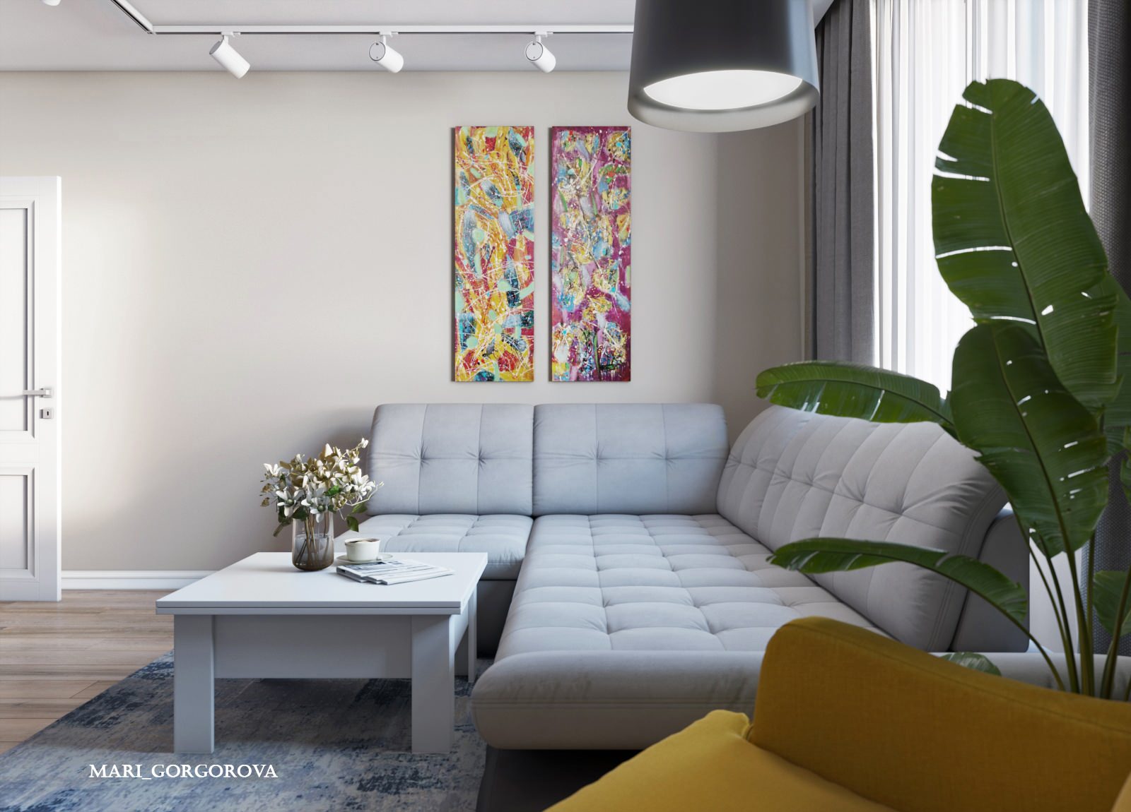 Трёхкомнатная квартира на ул. Обручевых