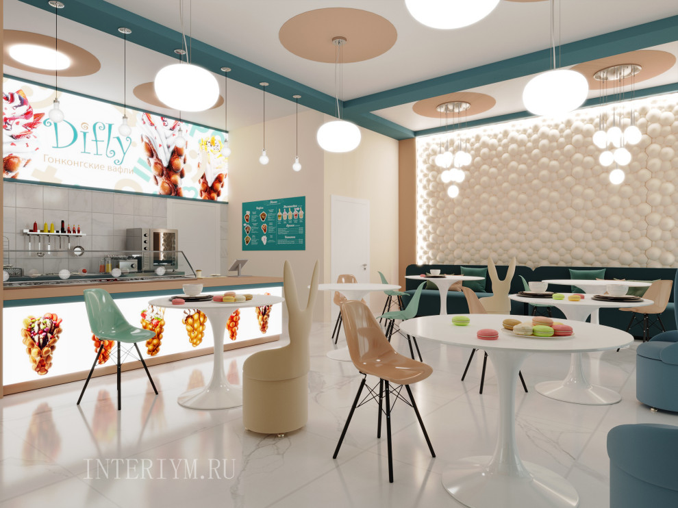 Дизайн семейного кафе "Дифли", г. Волгоград, Seven Park