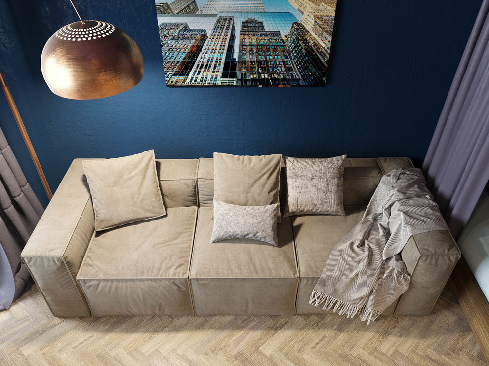 Проект квартиры студии "ЖК Академический"