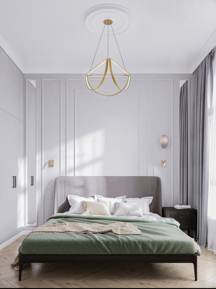 Трехкомнатная квартира в классическом европейском стиле