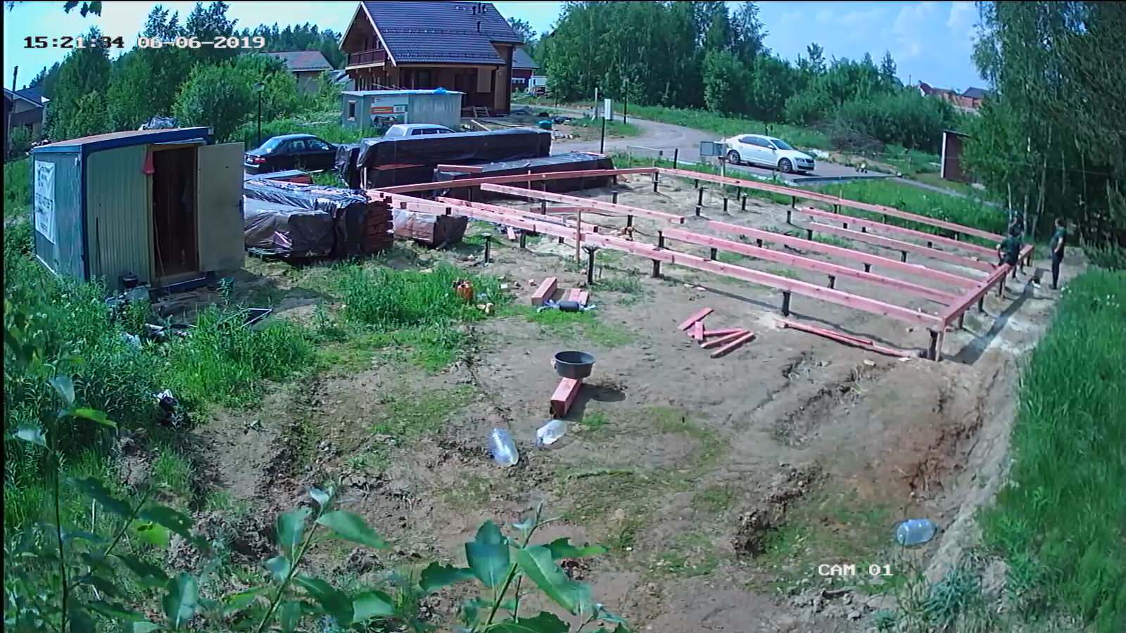 Одноэтажный загородный дом