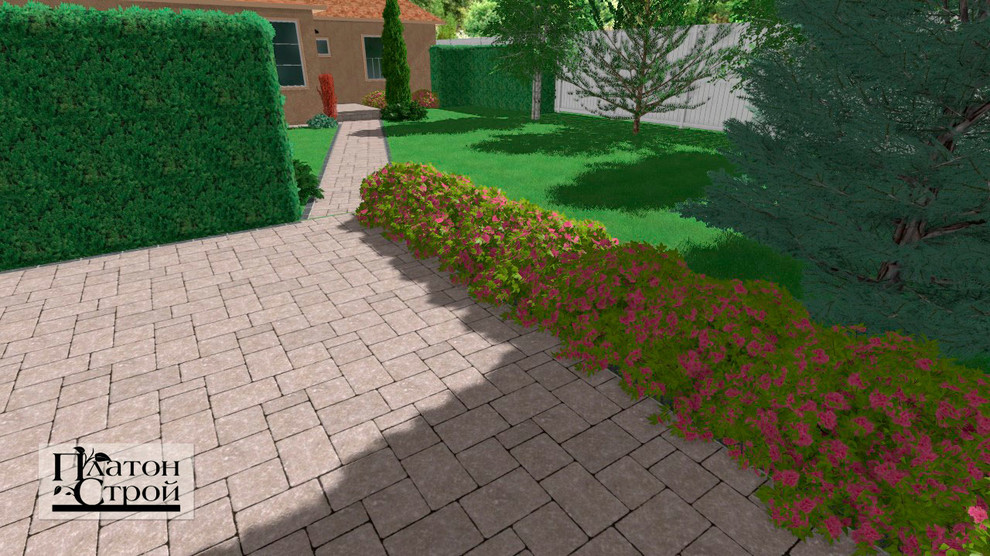 Ландшафтный проект 5 соток. Борисполь