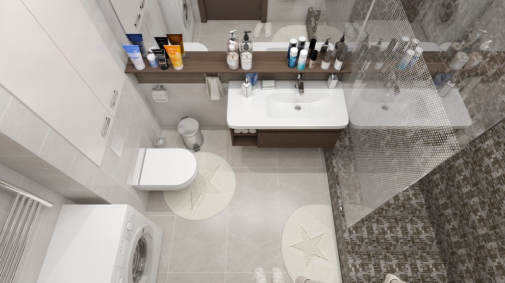 Дизайн проект ванной комнаты