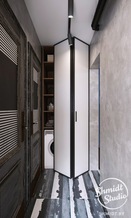 Проект Mini Loft, Москва, 54 м.кв.