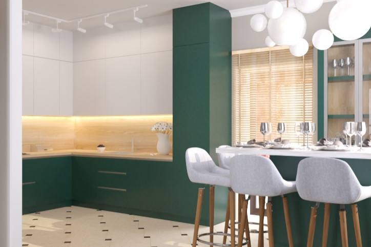 Кухня-столовая в Подмосковье