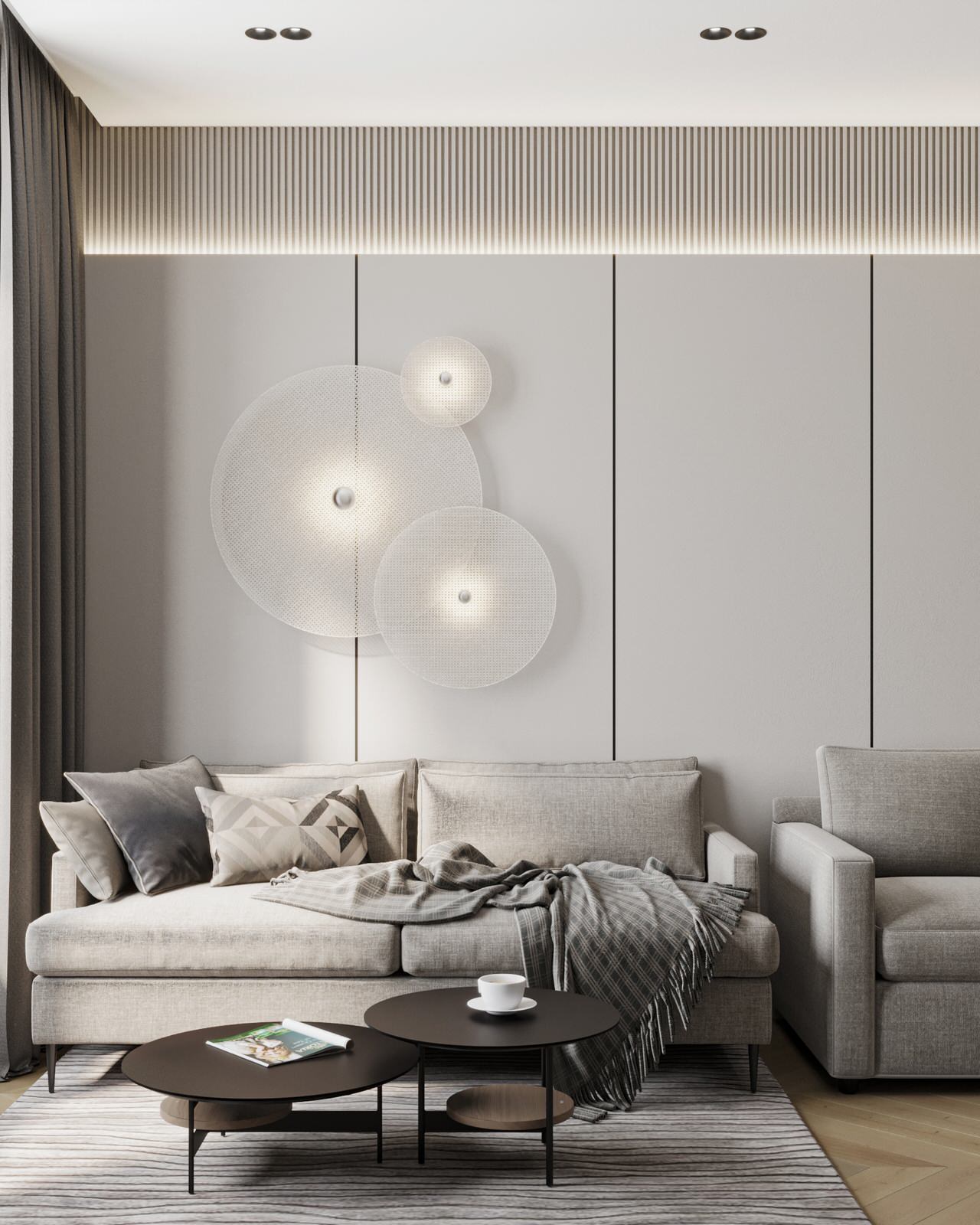 Уютная квартира в шоколадных и терракотовых оттенках