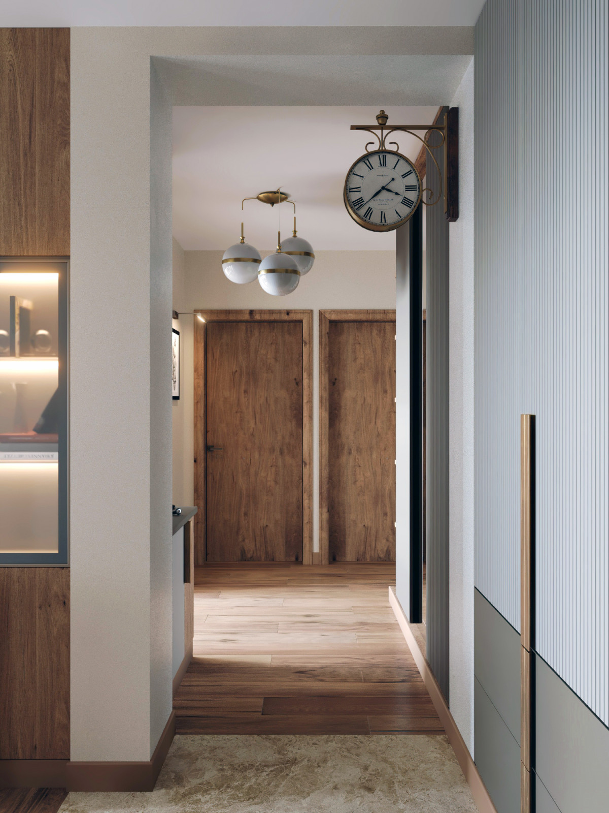 Квартира на Перервинском бульваре (85,25 м2) - СПОНТАННОСТЬ