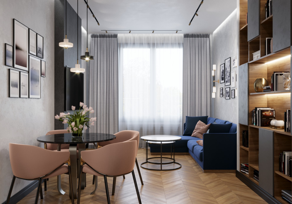 Обложка проекта: Дизайн проект квартиры в ЖК Петровский квартал на воде