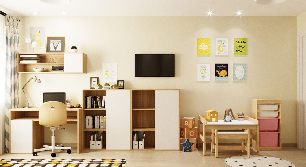 Светлая и лаконичная квартира для семьи с двумя детьми