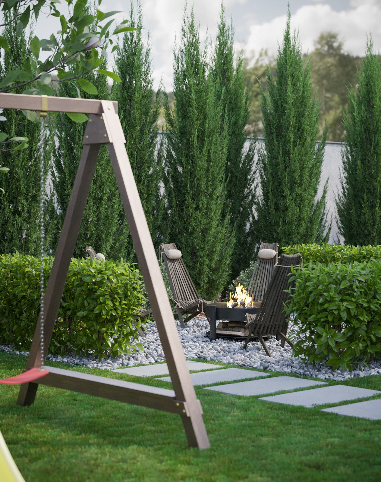 Проект благоустройства территории частного дома