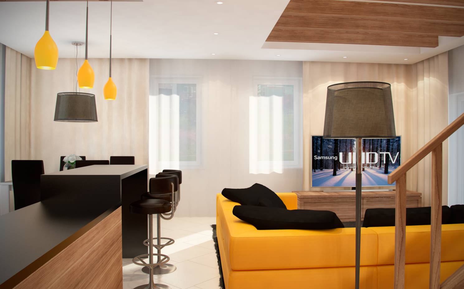 Обложка проекта: Студия в загородном доме