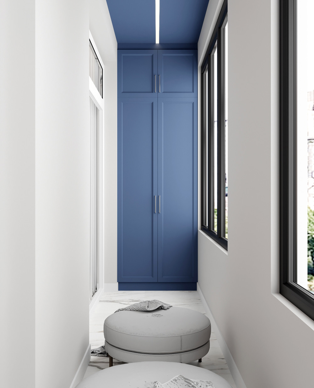 Дизайн интерьера квартиры в ЖК "Преображение" площадью 44 кв.м.