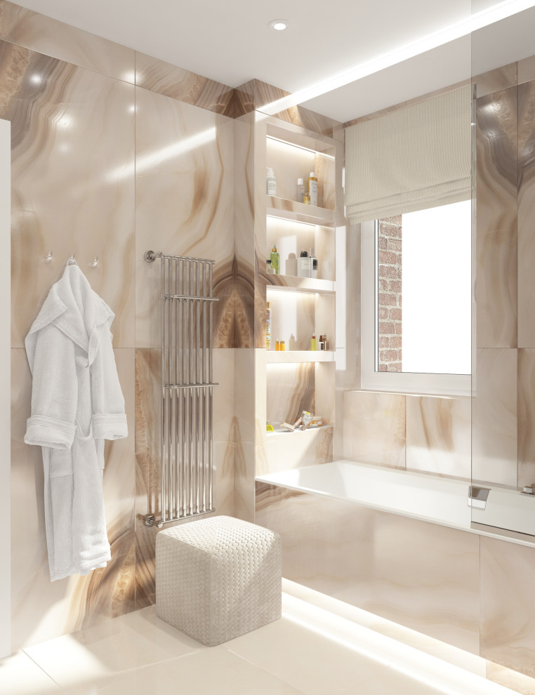 Нежнейший дизайн трехкомнатной квартиры