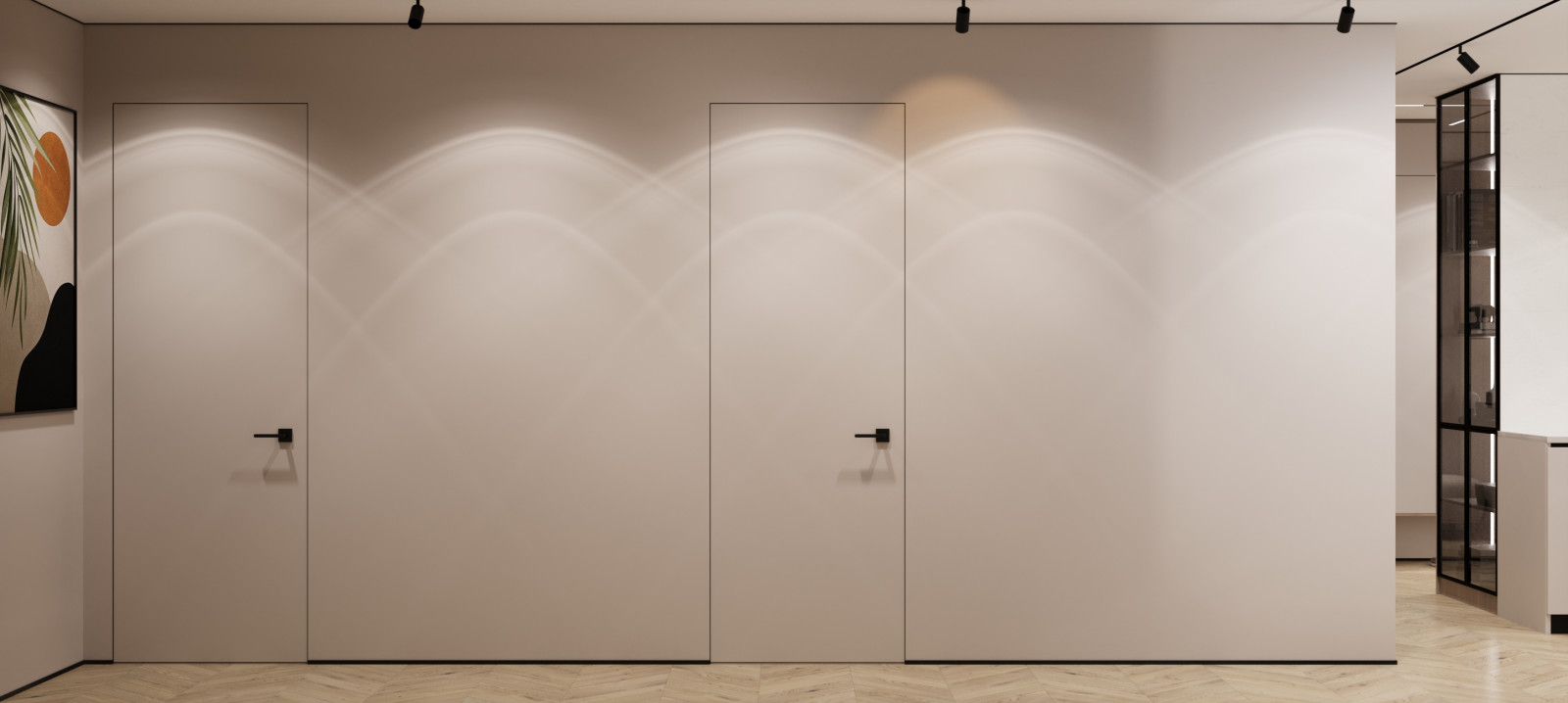 Обложка проекта: Дизайн интерьера холла в квартире  ЖК "Брусника"