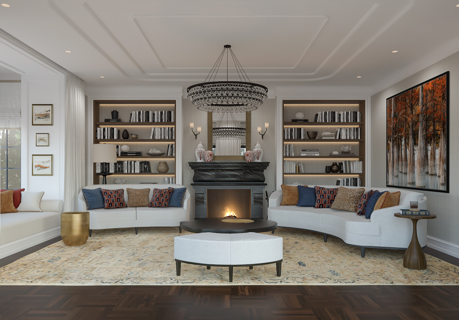 Концепция загородного дома на Рублево-Успенском шоссе/ Residence, Outside Moscow