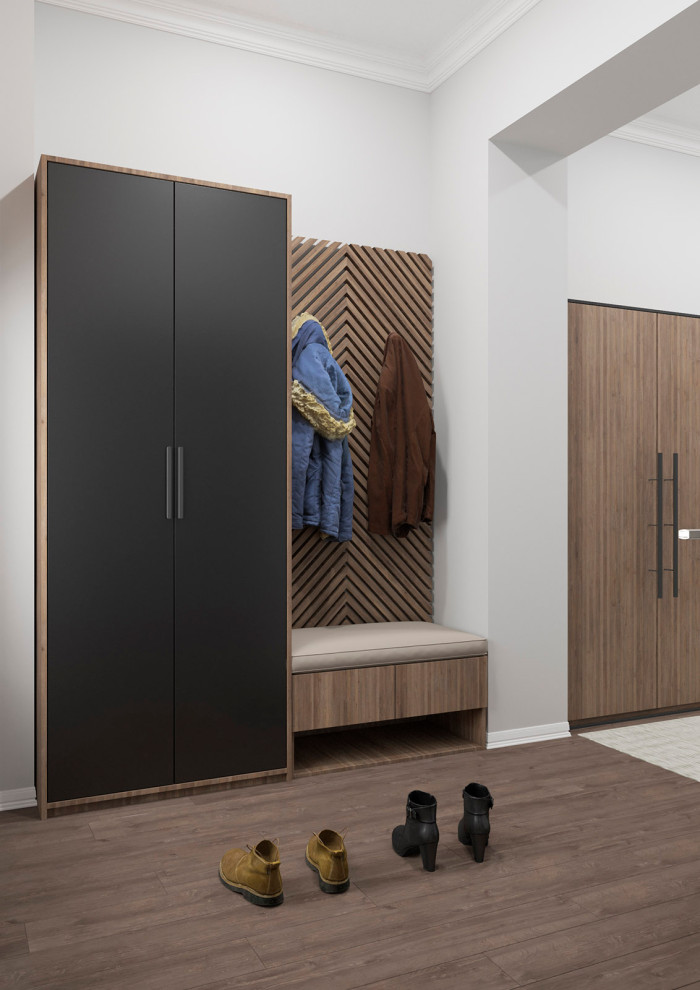 Обложка проекта: Дизайн прихожей