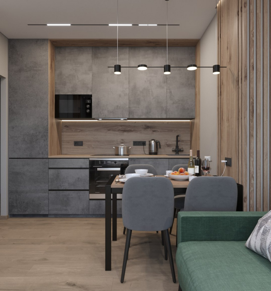 Обложка проекта: Кухня-гостиная