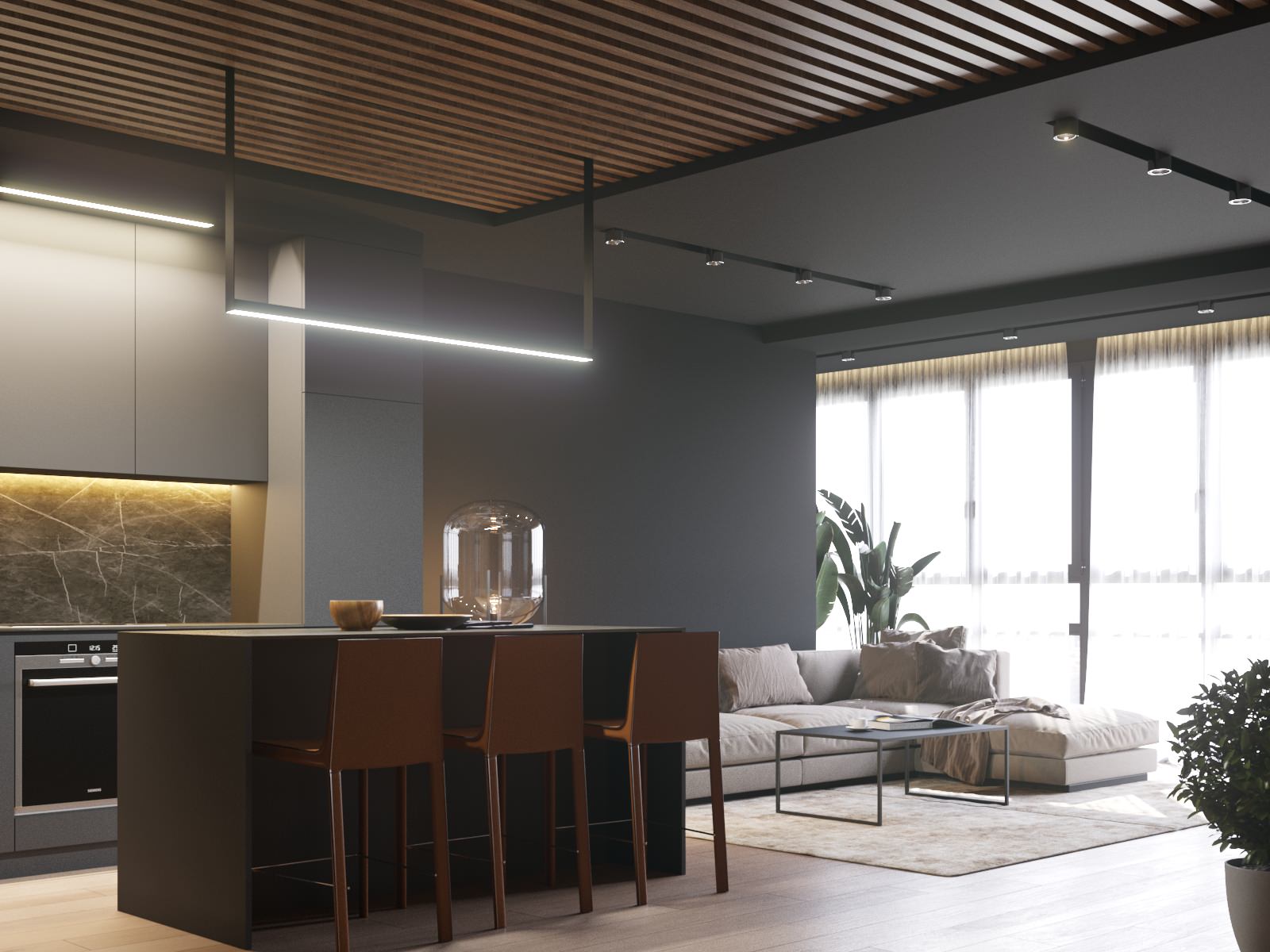 Кухня-гостиная