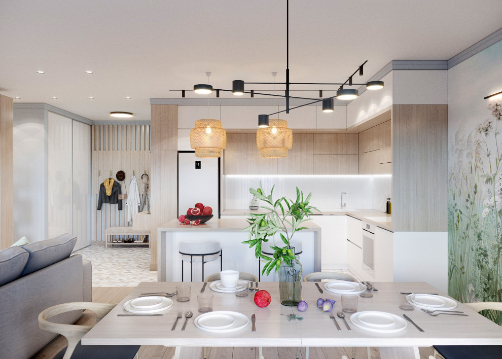 Интерьер квартиры Сканди