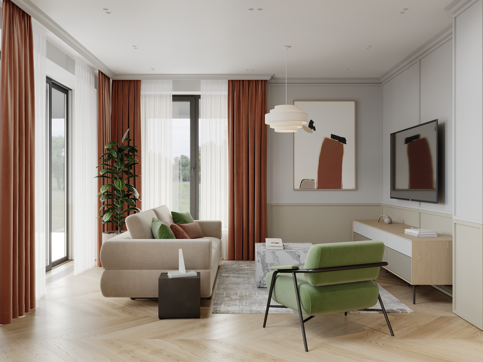 Обложка проекта: Дом с хорошим настроением, 220 кв.м