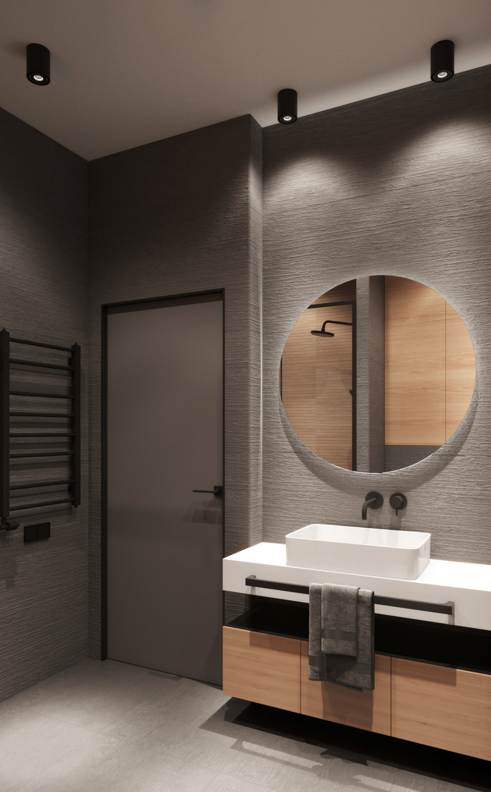 Квартира современном стиле с элементами лофта и легким оттенком минимализма