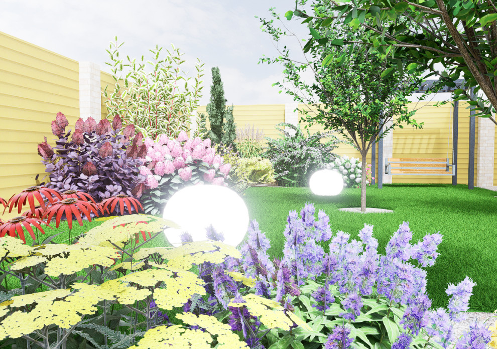 Дизайн участка в Лобне