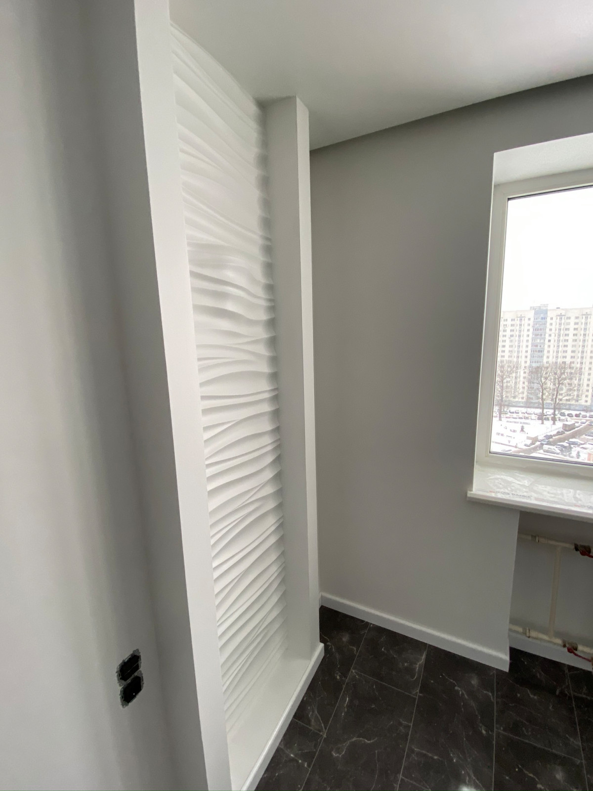 Спальня в белом тоне