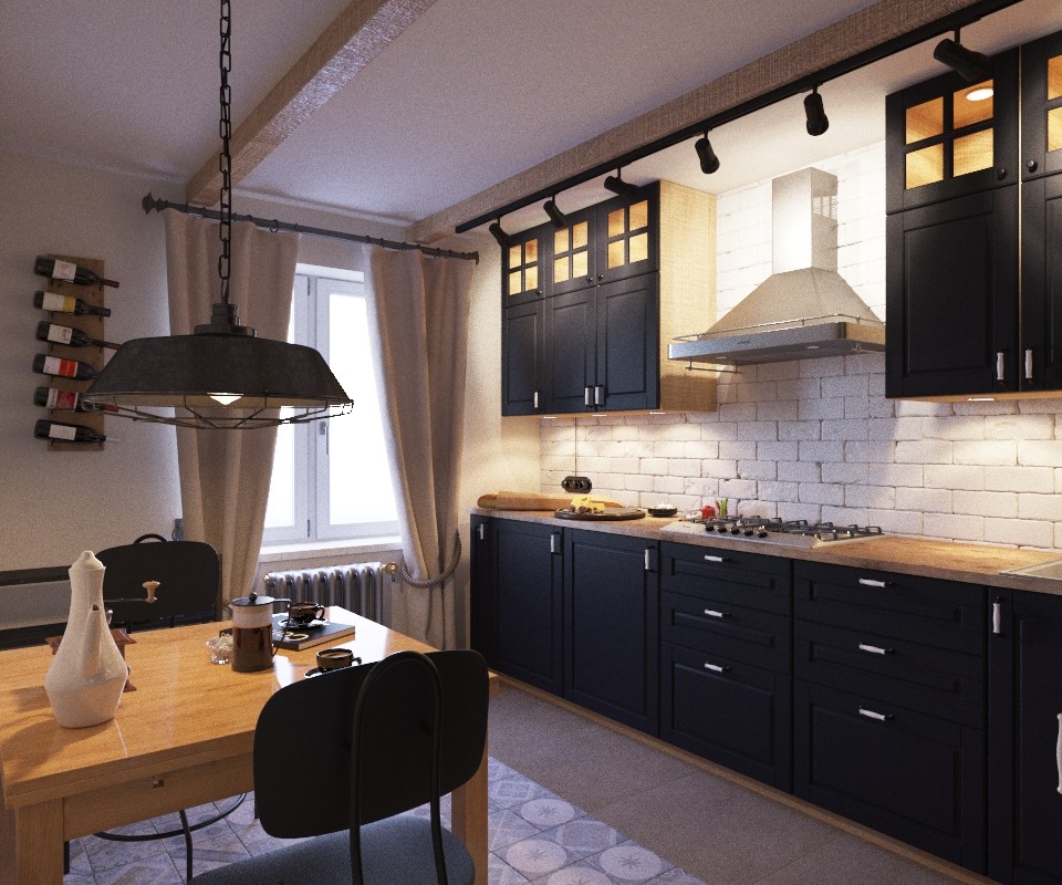 Интерьер квартиры в скандинавском стиле. Екатеринбург.