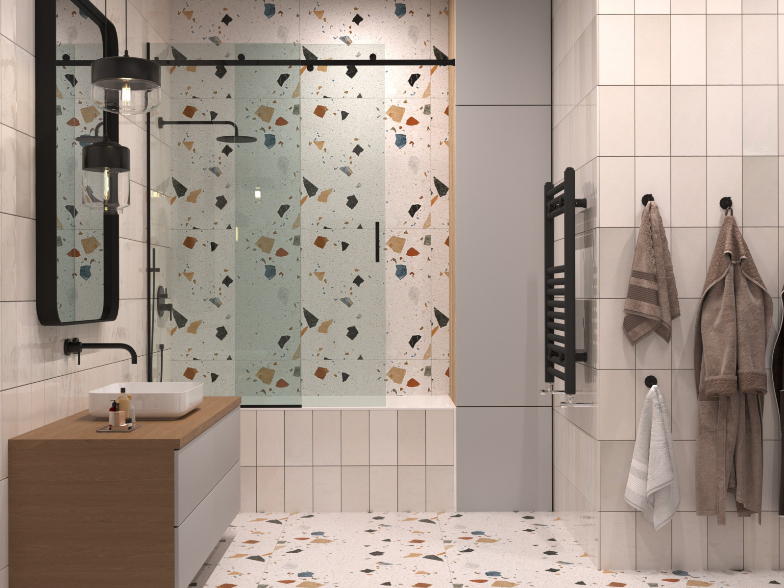 Современный интерьер двухуровневой квартиры