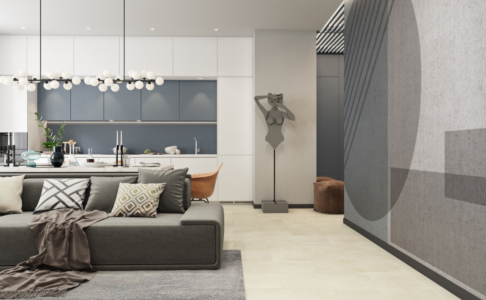 Обложка проекта: Холостяцкая квартира в ЖК Леонтевский мыс