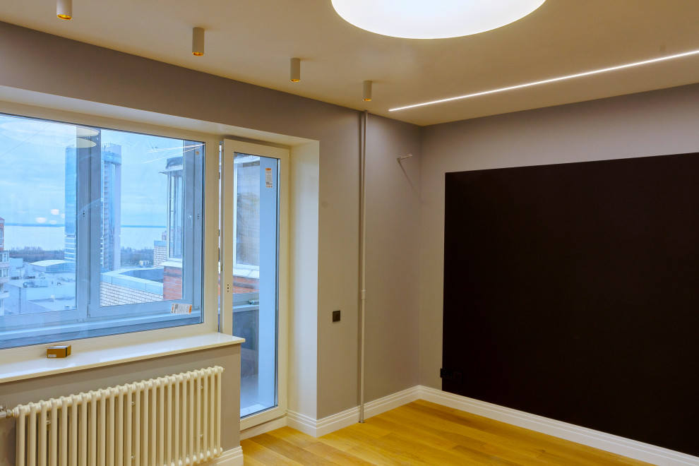 ремонт трёхкомнатной квартиры 84 м2 по дизайн-проекту