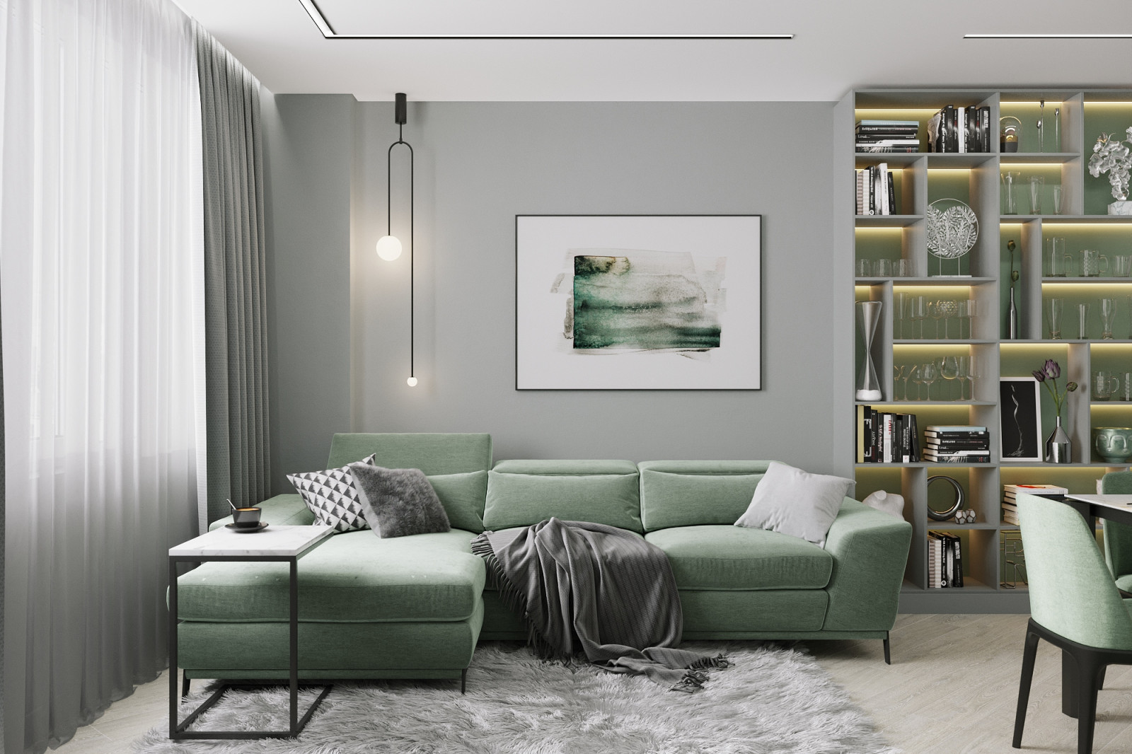 Кухня-Гостиная, ракурс 3