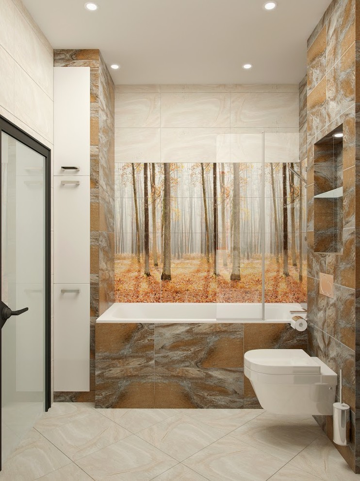 Дизайн-проект ванной комнаты от «Strekoza Design»