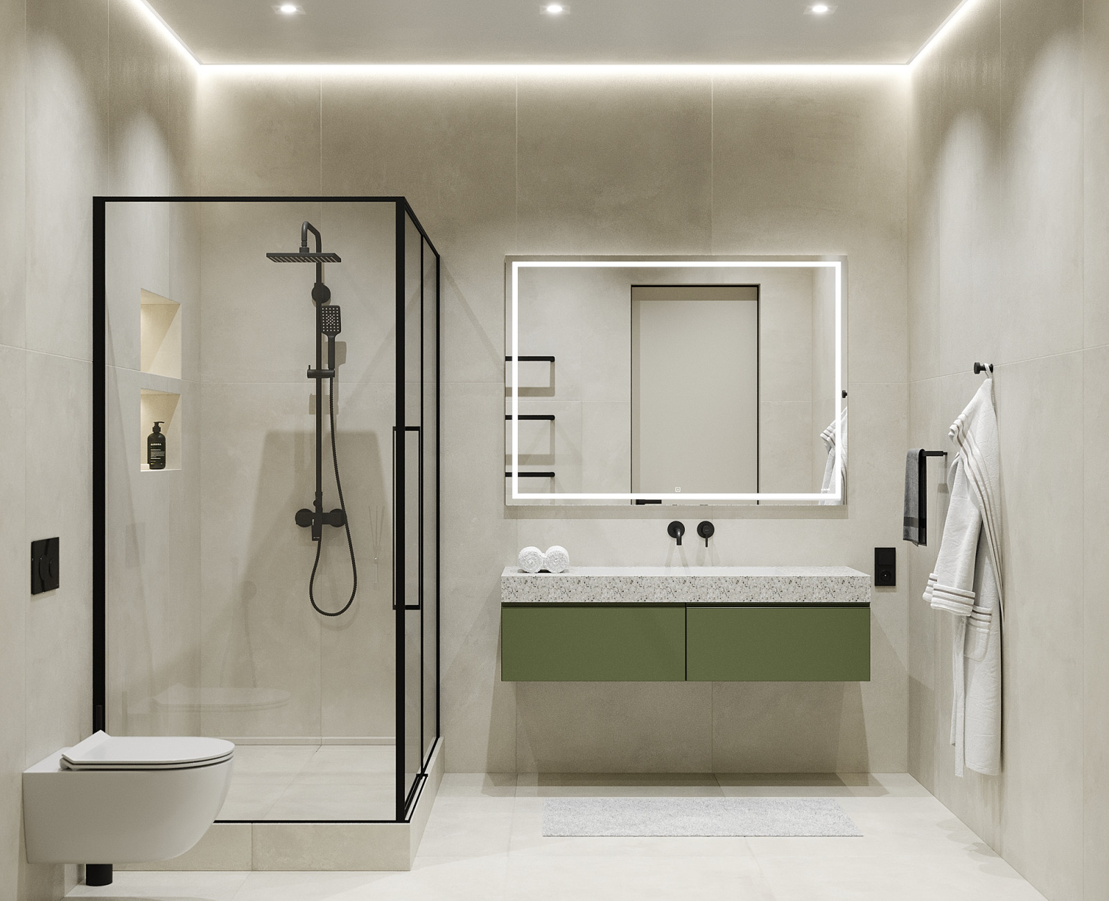 Проект 3х-комнатной квартиры на ул. Кавалерийской