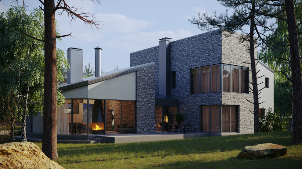 Частный жилой дом, Ленинградская область.