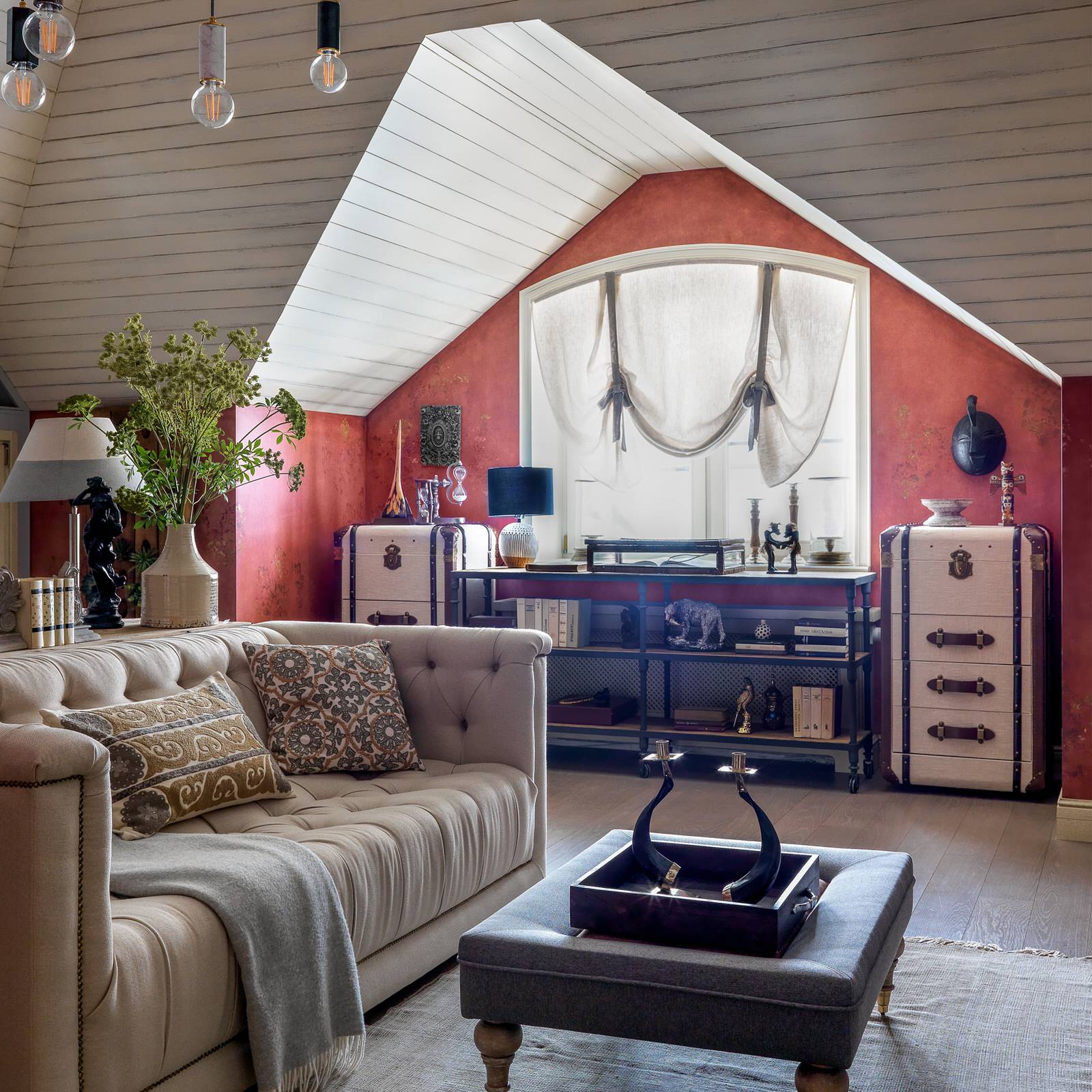 Дизайн мастерской в загородном доме