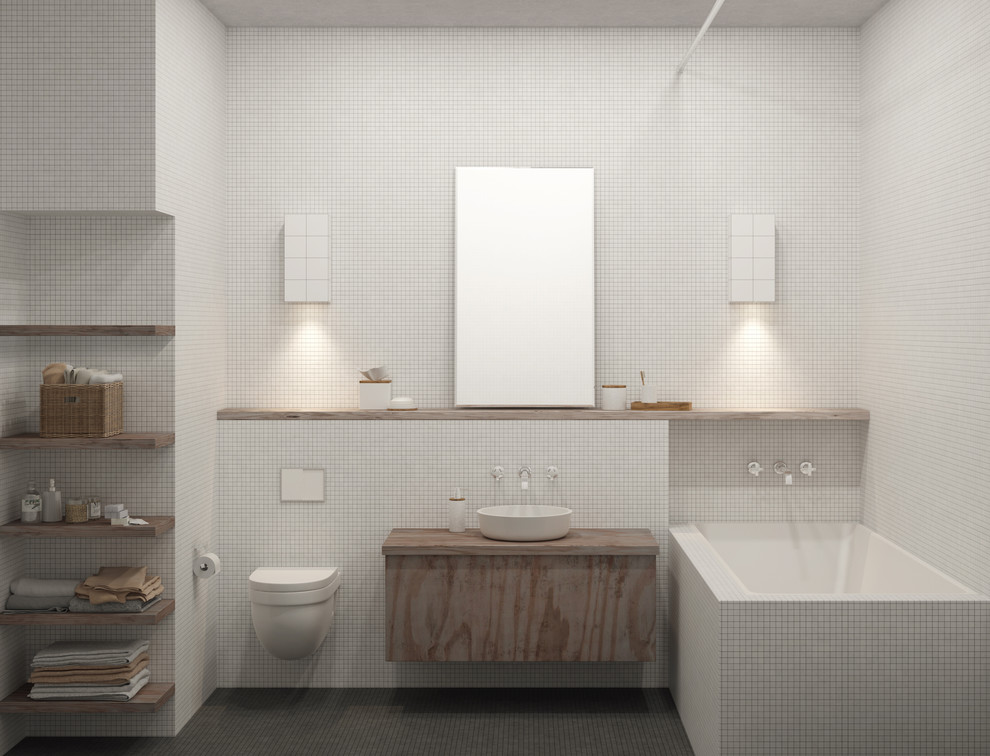 Квартира с текстурами дерева