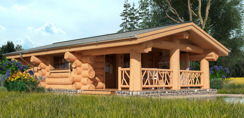 Бревенчатая баня