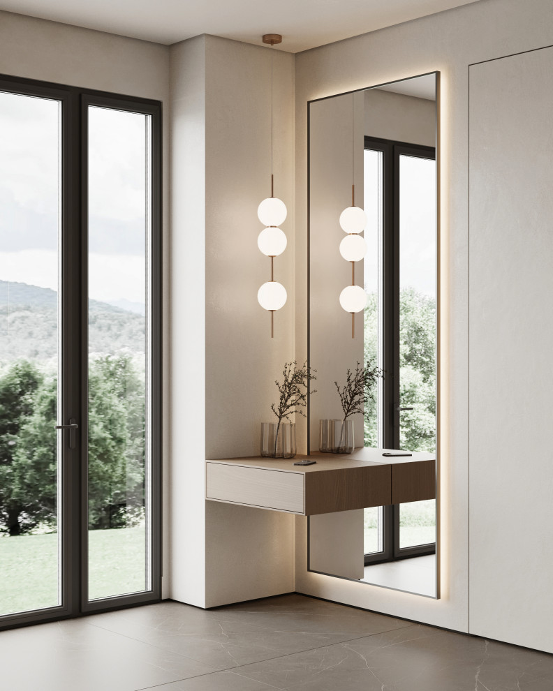 Обложка проекта: Коттедж (240 кв). Прихожая + гардеробная