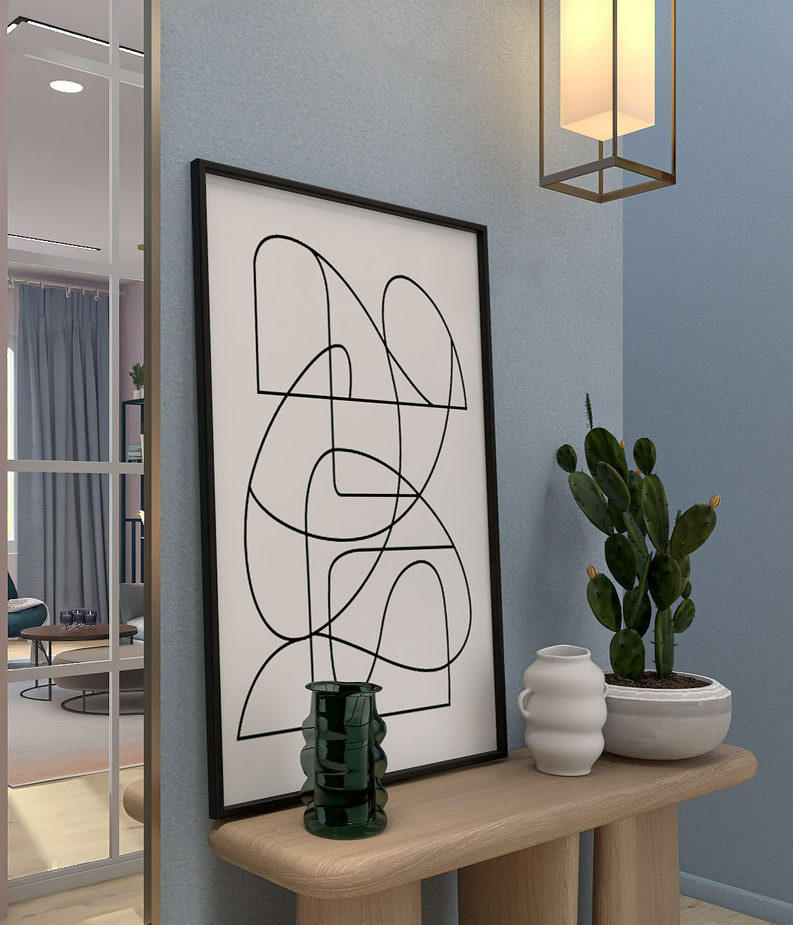 Двухкомнатная квартира с элементами Эко стиля