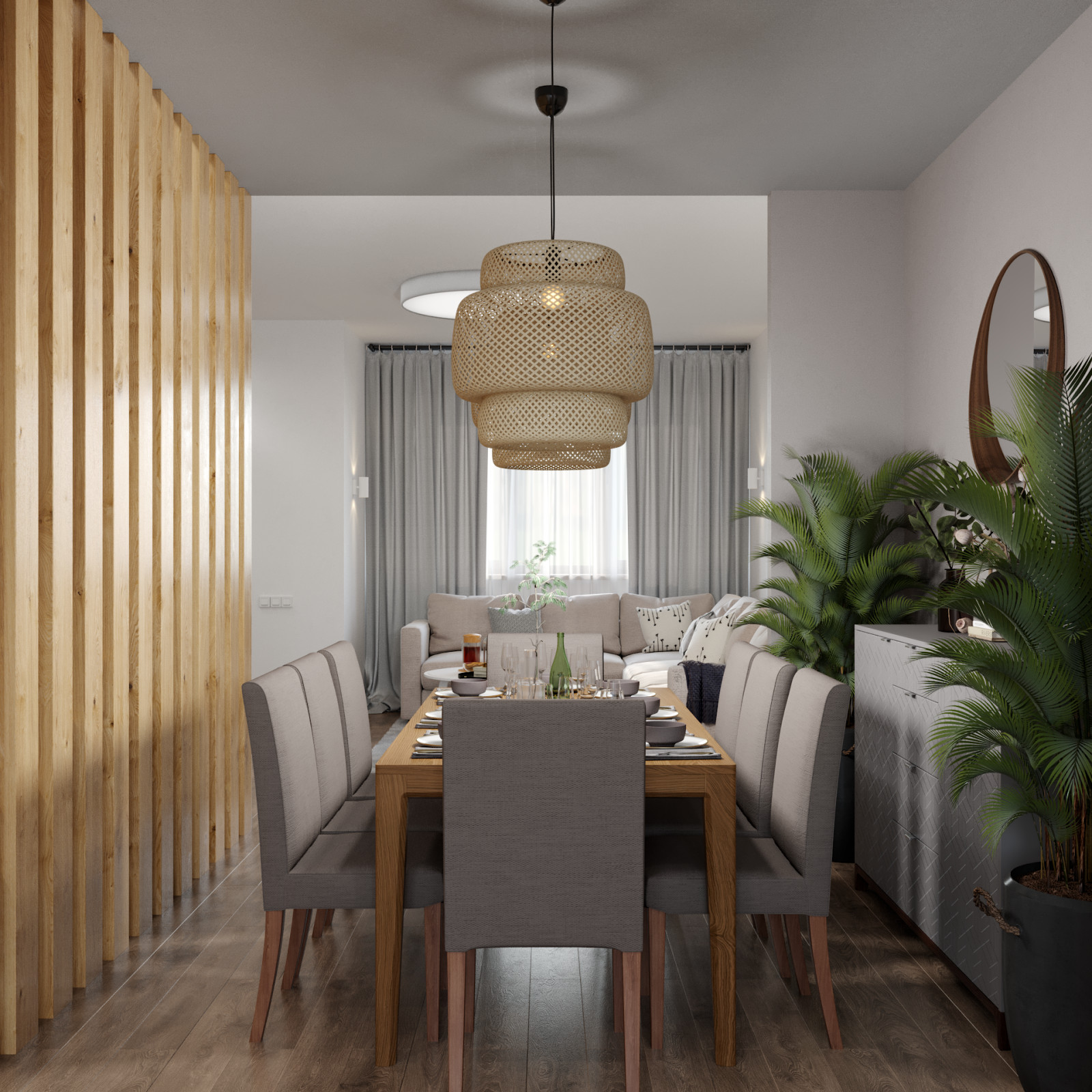 Вид из кухни